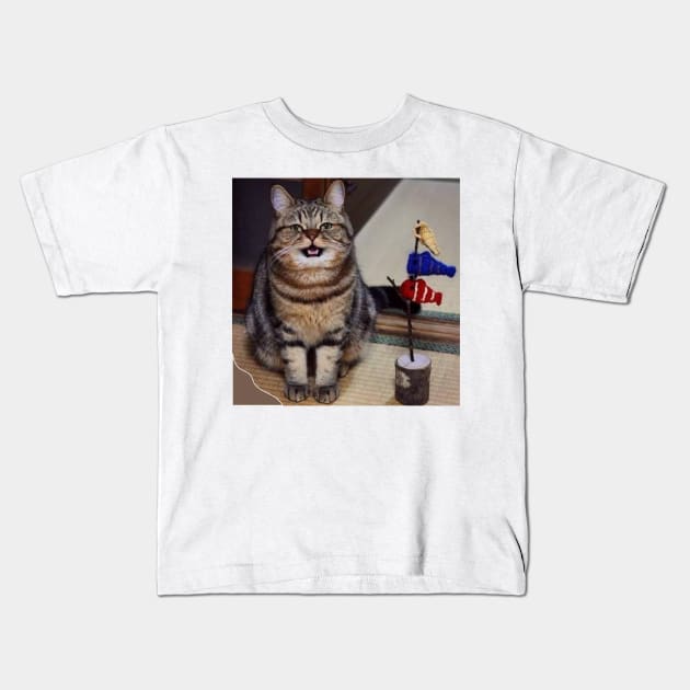 Brown cute cats Kids T-Shirt by kunasin